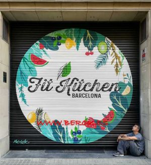 graffiti persiana fit kitchen